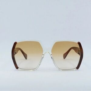 GUCCI NEW IN BOX Oversized Sunglasses GG1065S 001